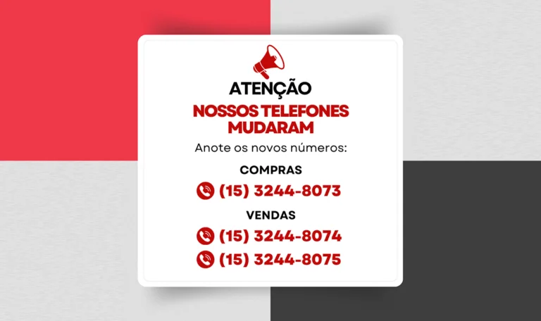 Nossos telefones mudaram